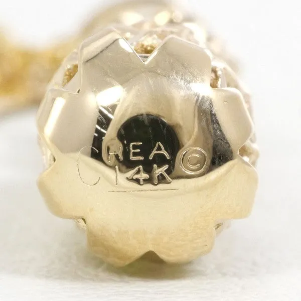 14K Yellow Gold Necklace with Gemstone
