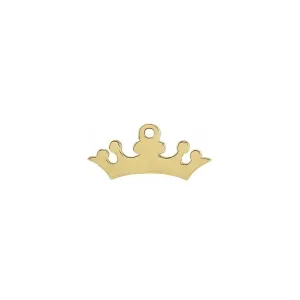 14kt Crown Charm