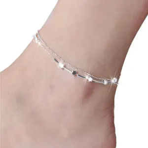 16 Designs Anklet Bracelets Silver