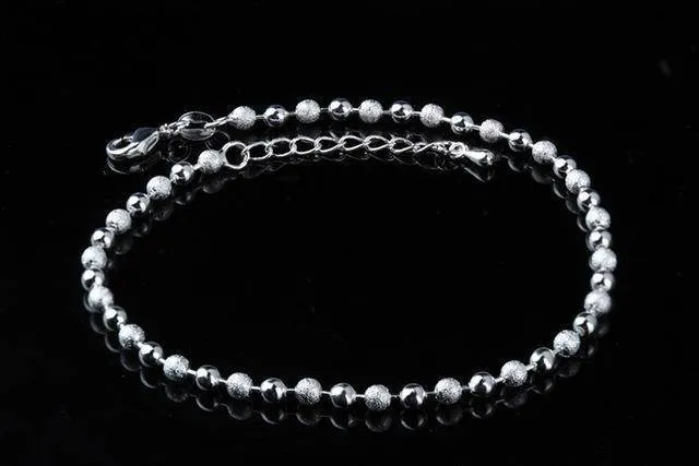 16 Designs Anklet Bracelets Silver