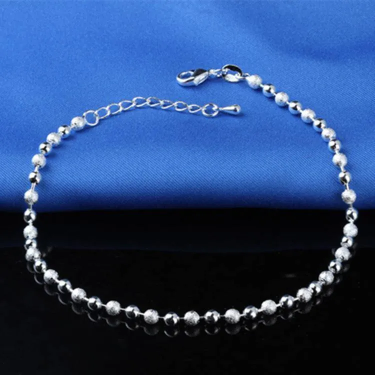 16 Designs Anklet Bracelets Silver