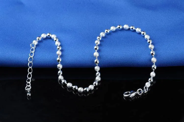 16 Designs Anklet Bracelets Silver