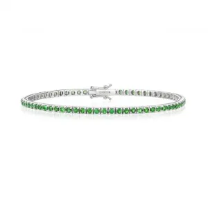 18ct White Gold Tsavorite Bracelet BDQ201WT
