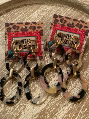 Acrylic Dangle Earring