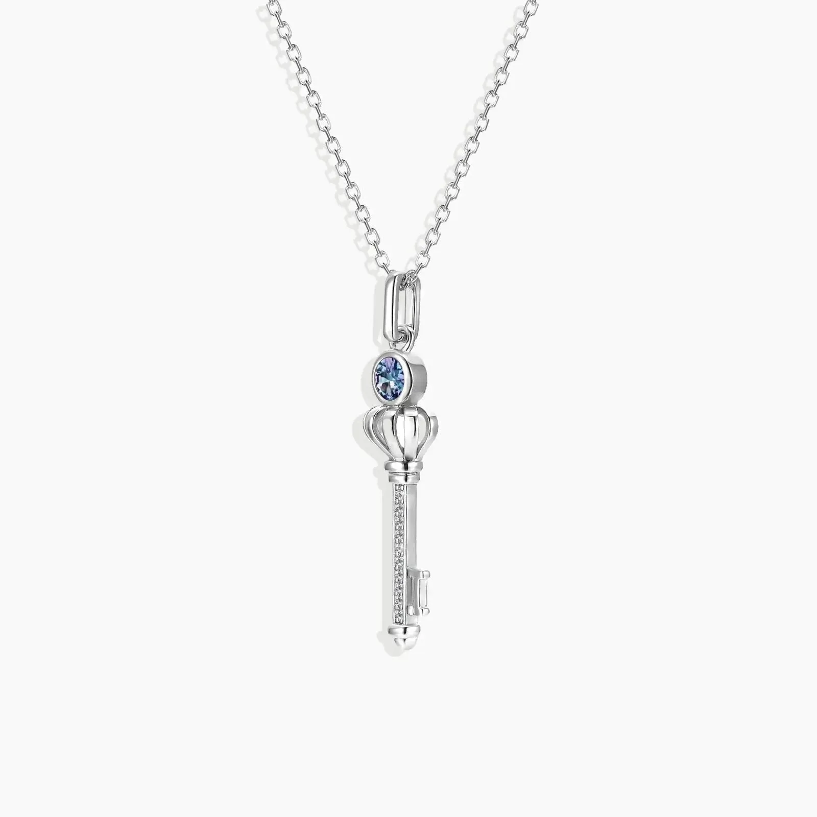 Alexandrite Key Pendant