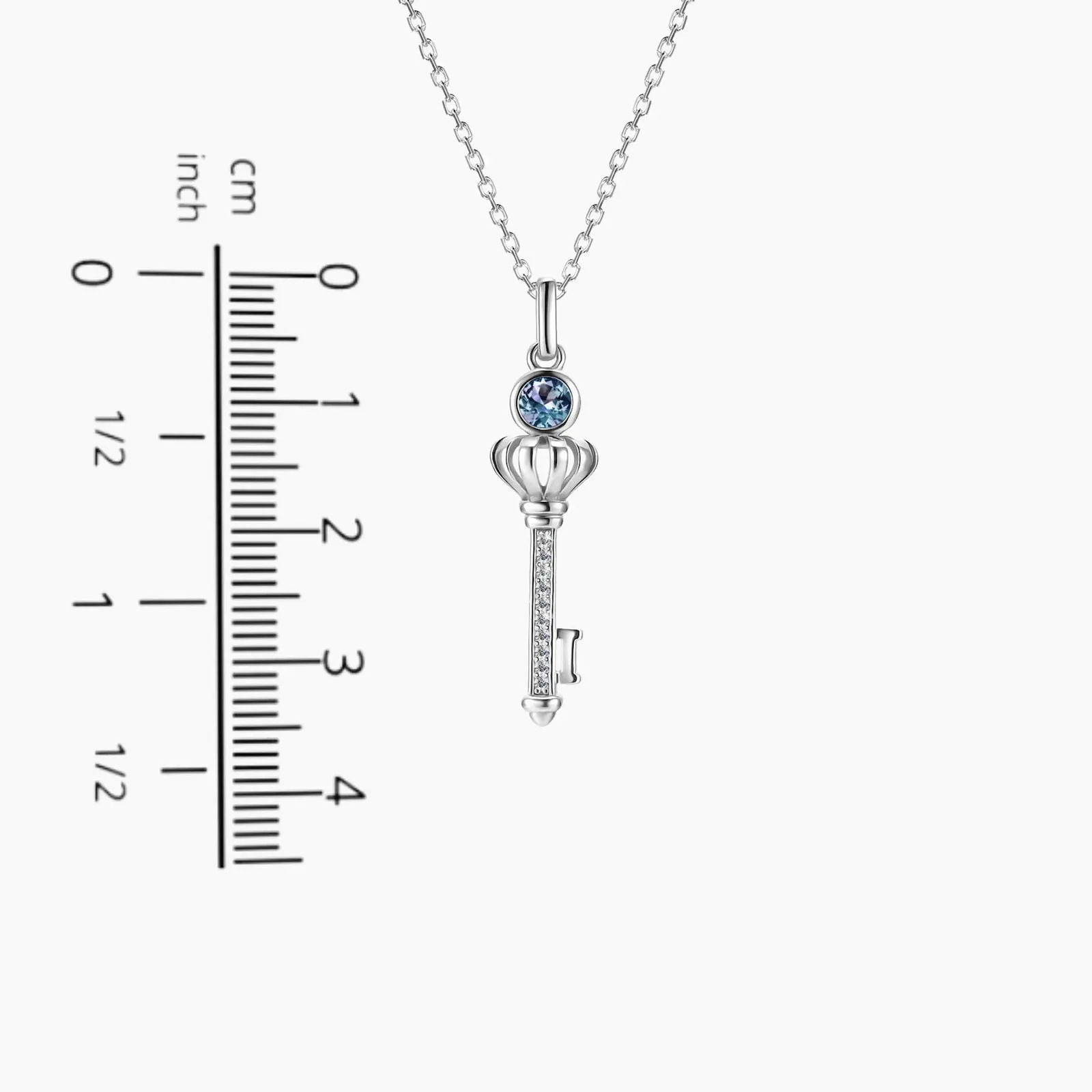 Alexandrite Key Pendant