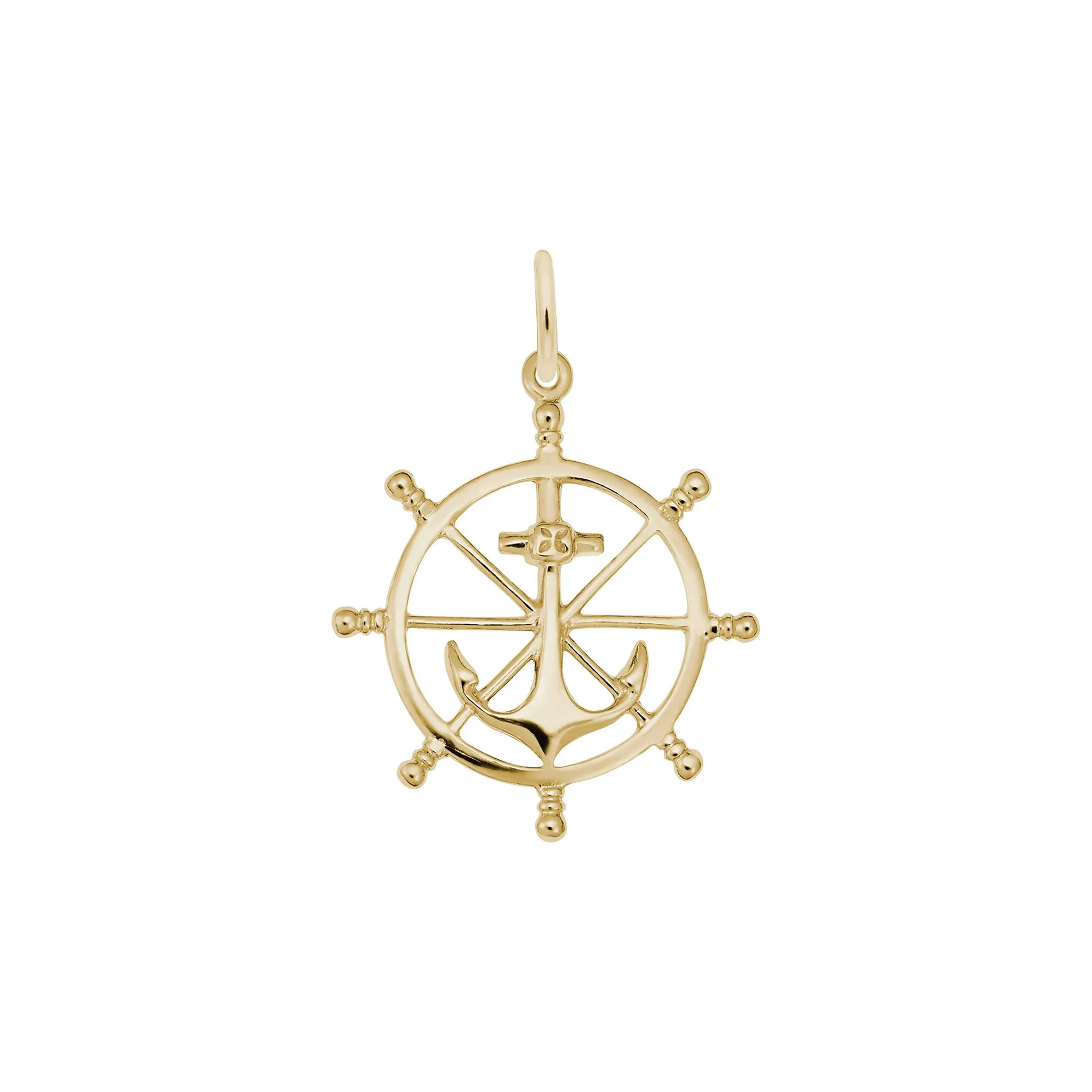 Anchor and Ship Wheel Charm