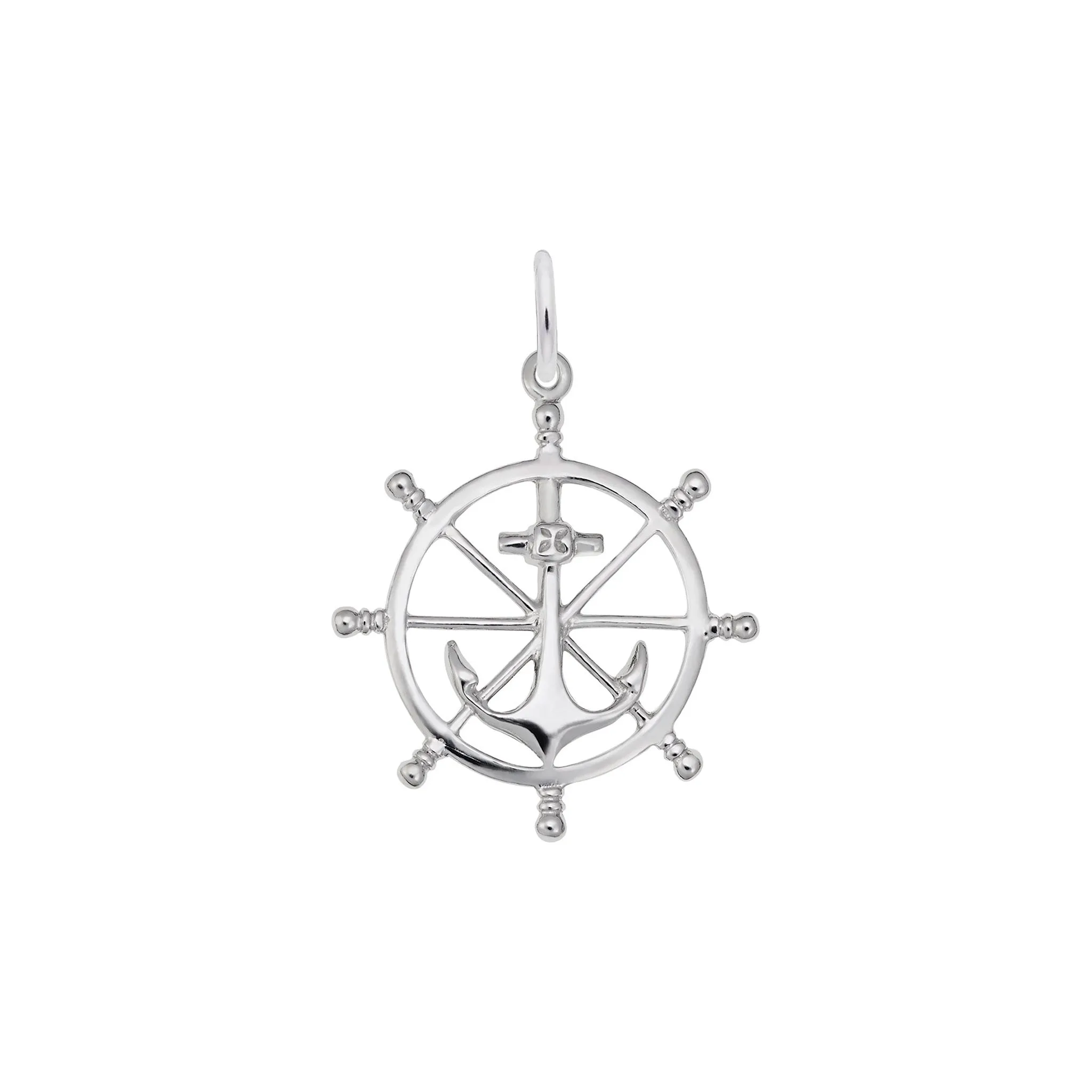 Anchor and Ship Wheel Charm
