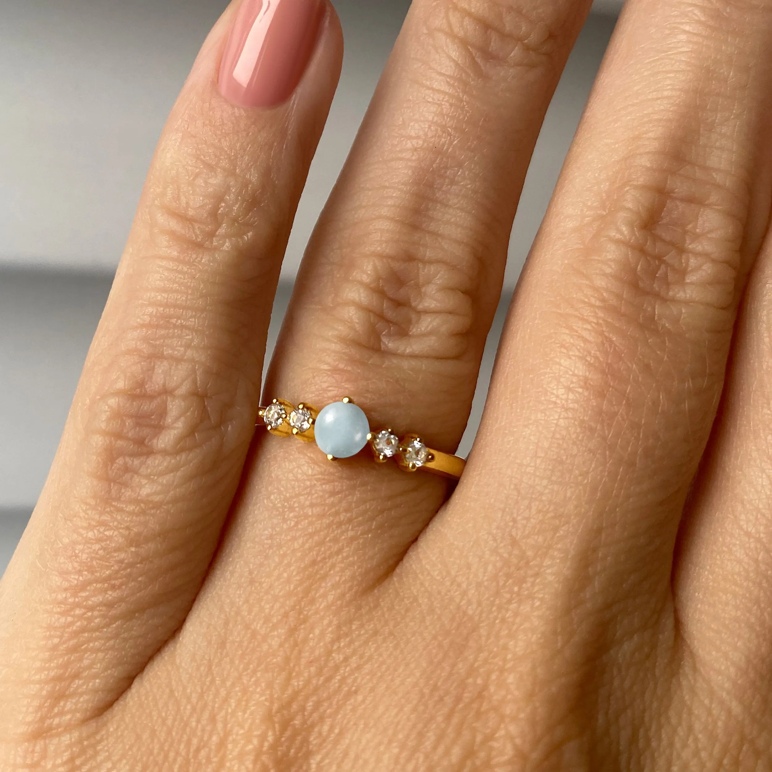 Aquamarine Ring - Loveliness
