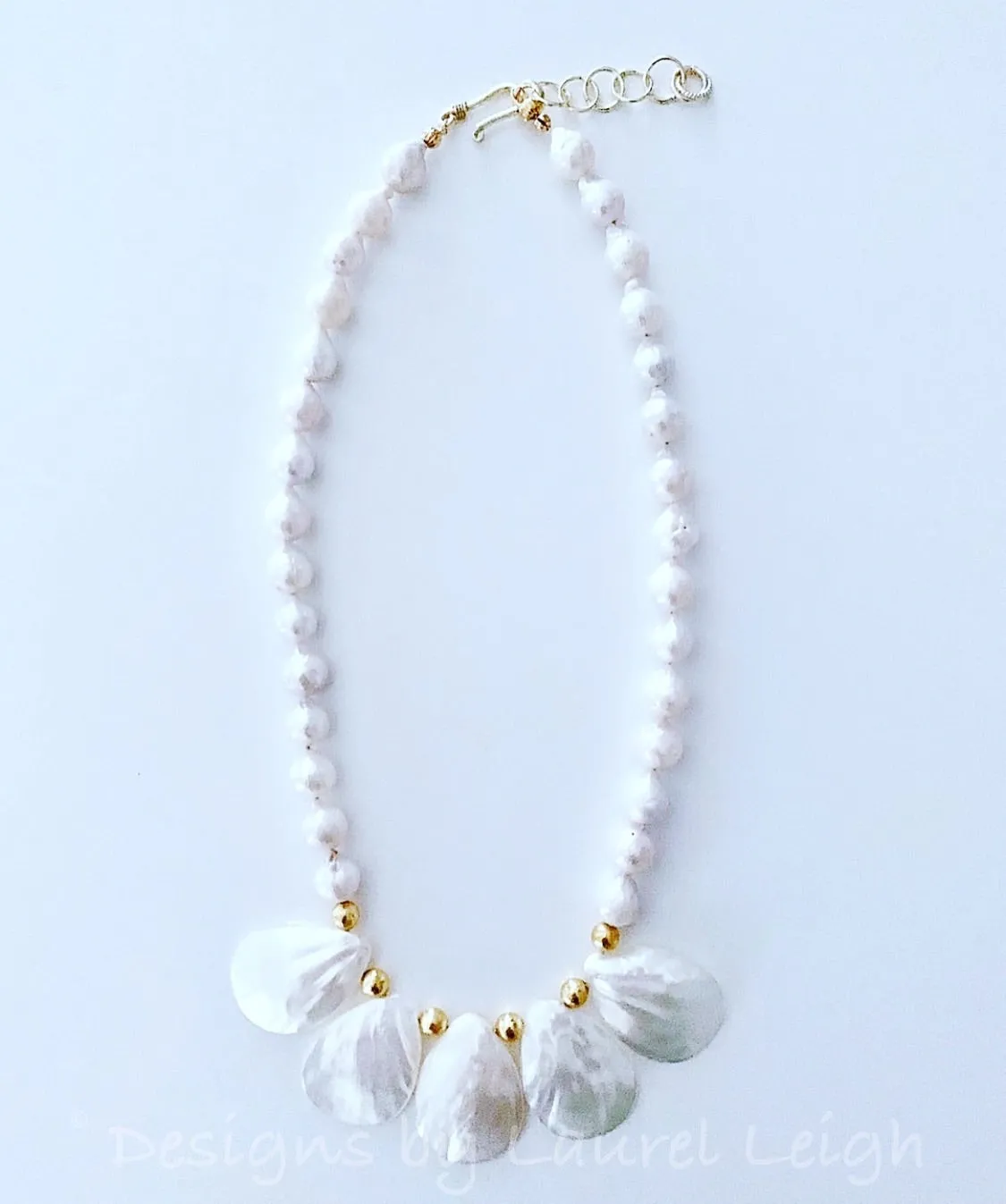 Baroque Pearl Statement Necklace - Adjustable