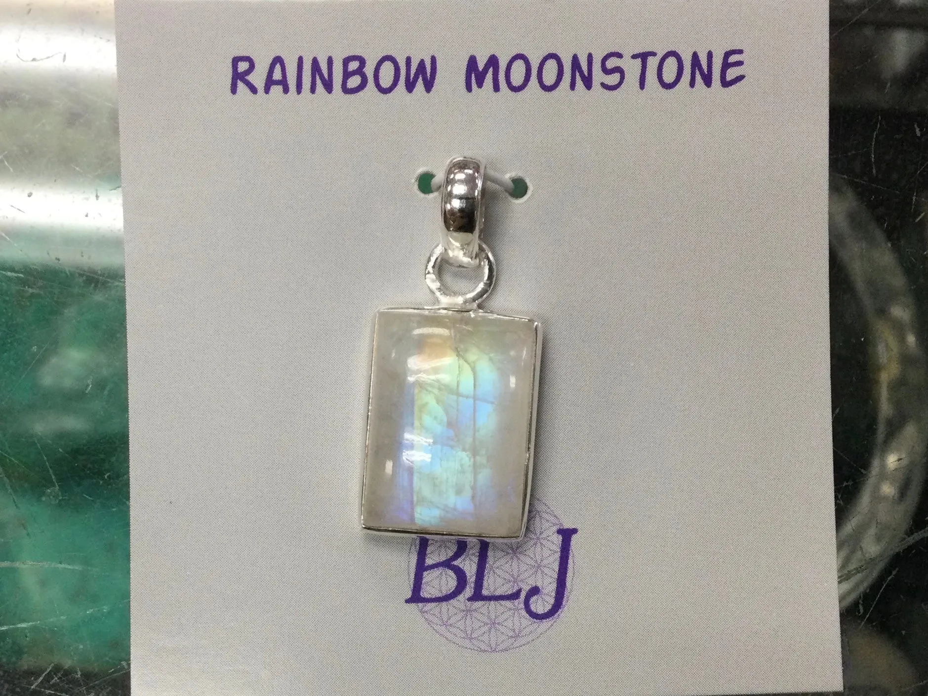 BLJ Rainbow Moonstone Pendant
