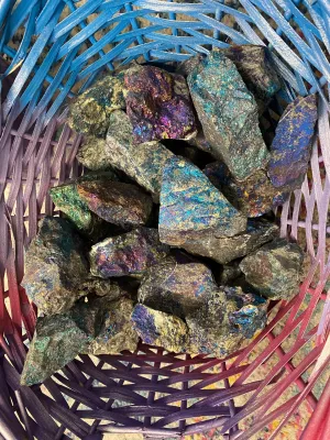 Chalcopyrite Peacock Ore "The Witches Stone" - Large