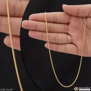 Charming Design Stunning Design Gold Plated Chain for Ladies - Style A427