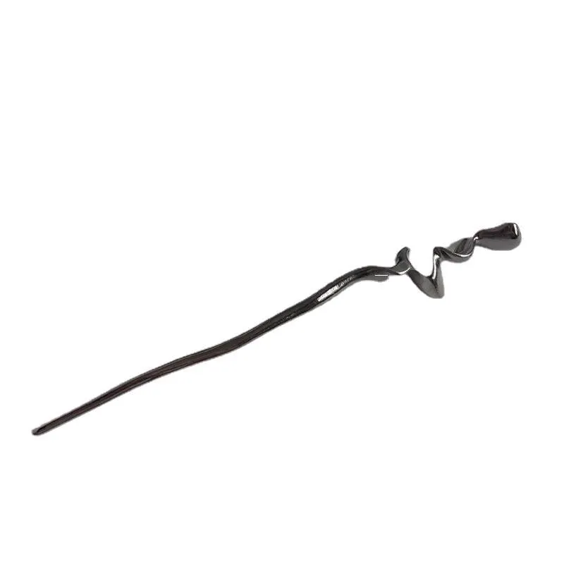 Chinoiserie Retro Bamboo Flower Butterfly Alloy Plating Inlay Rhinestones Pearl Hairpin