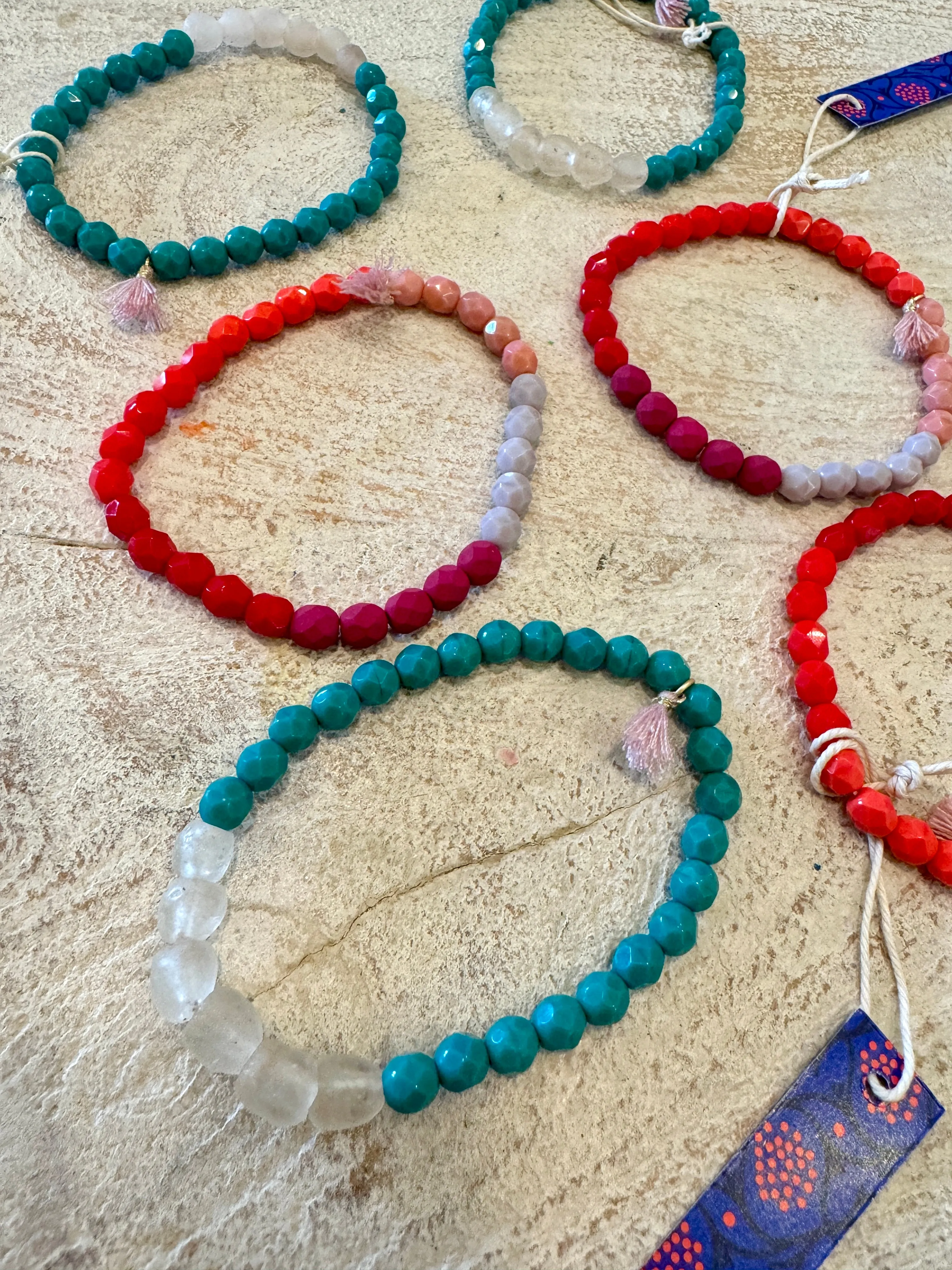 Colorblock Bead Bracelet
