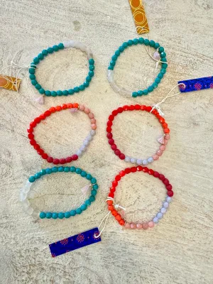 Colorblock Bead Bracelet