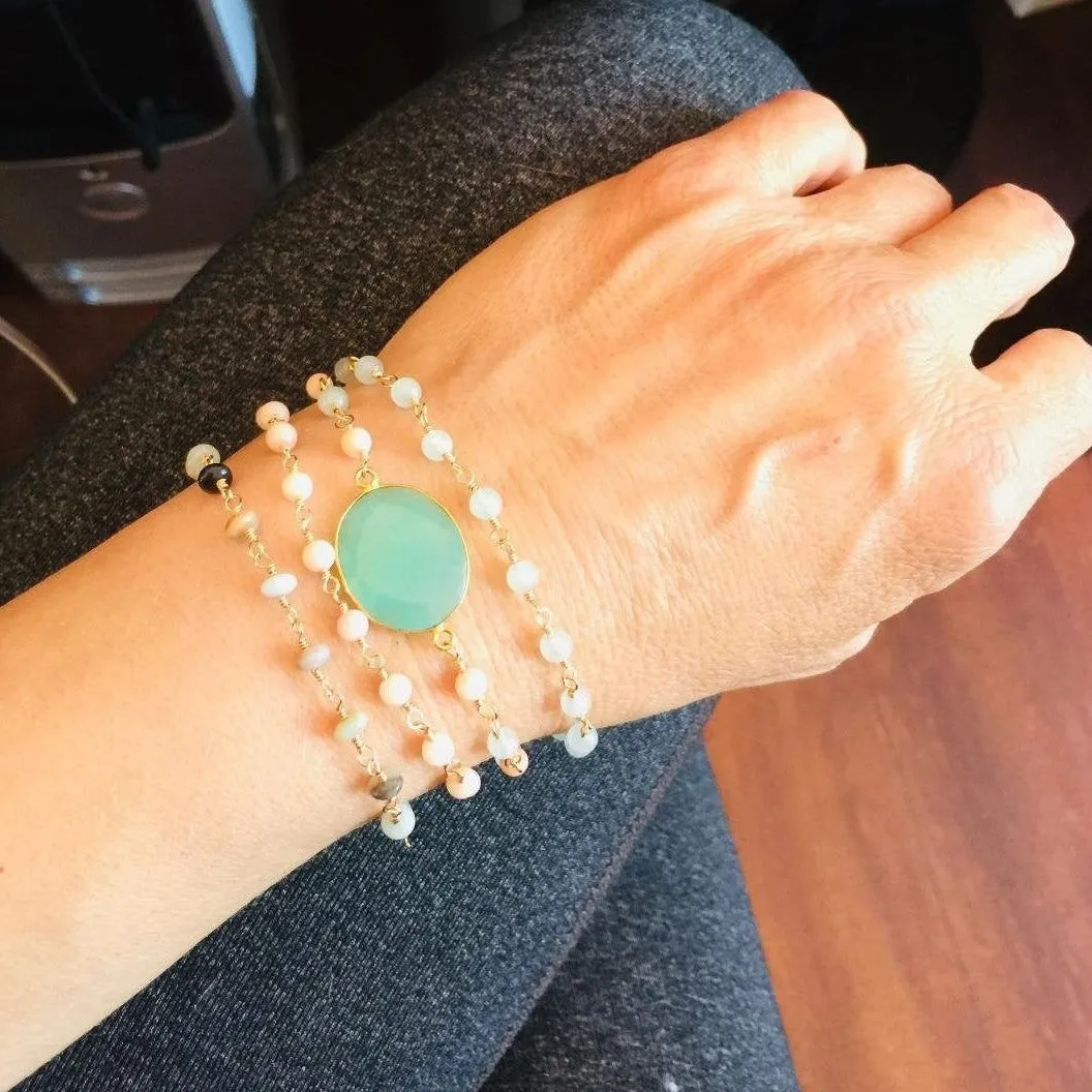Coral Bracelet Aqua