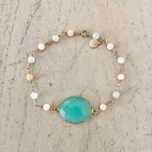 Coral Bracelet Aqua