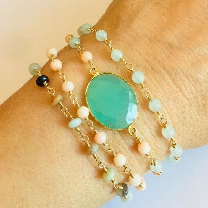 Coral Bracelet Aqua