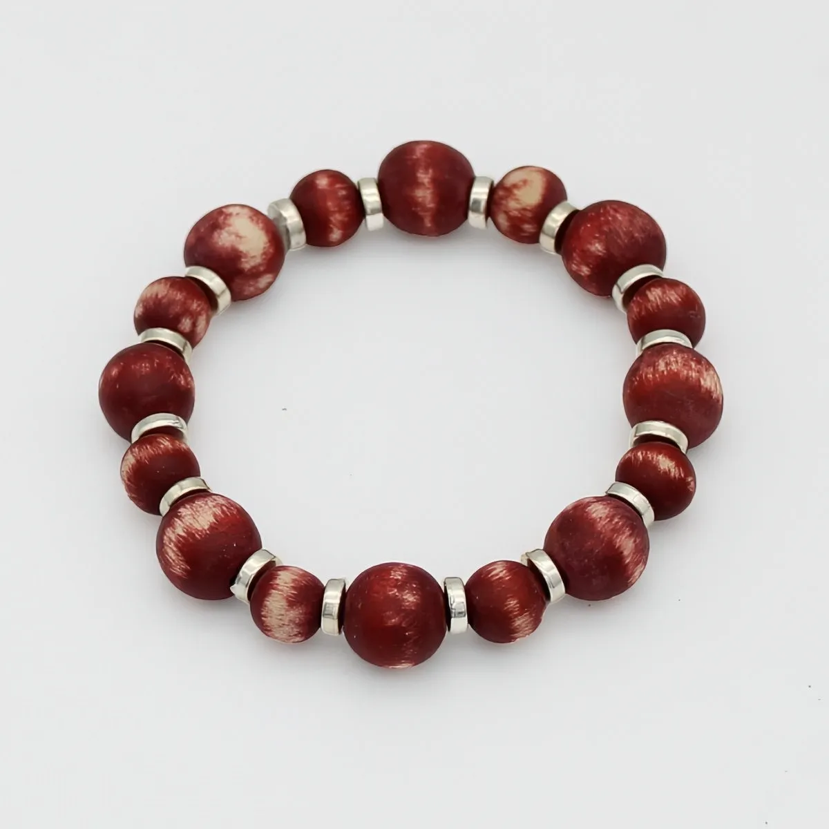 Coral Caila Stretch Bracelet