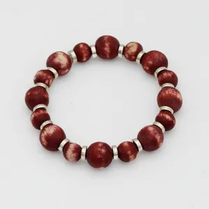 Coral Caila Stretch Bracelet