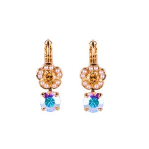 Cosmos Drop Leverback Earrings in "Dawn" *Custom*