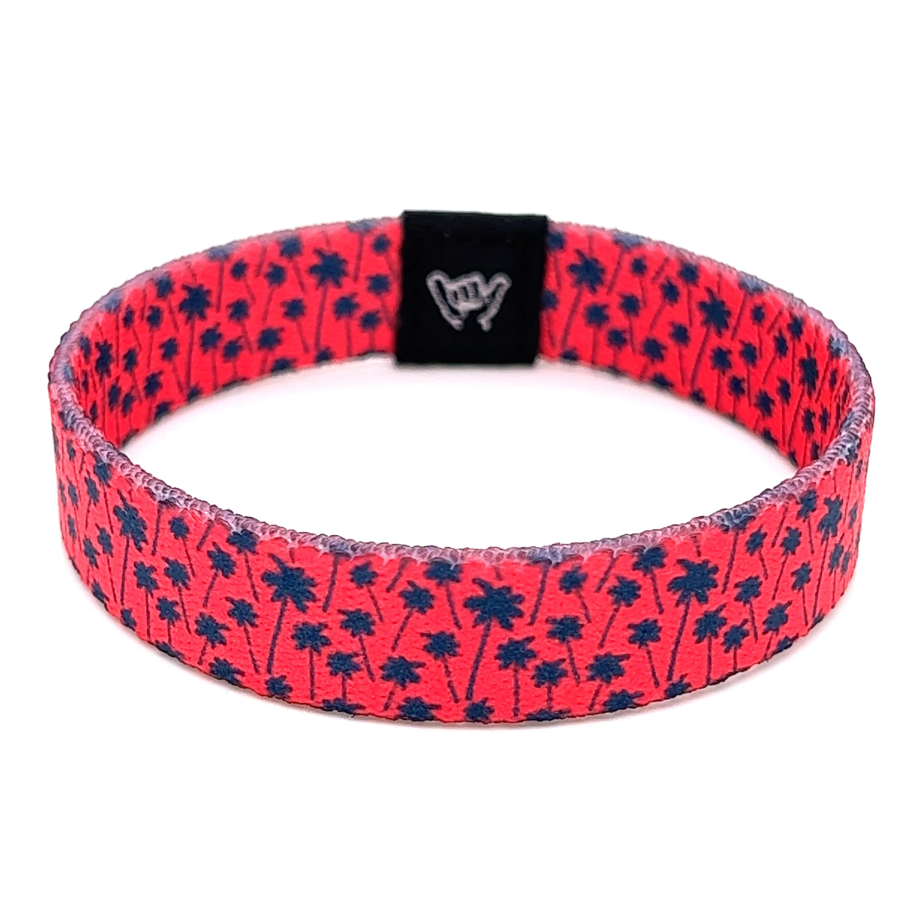 Crimson Palms Wristband Bracelet