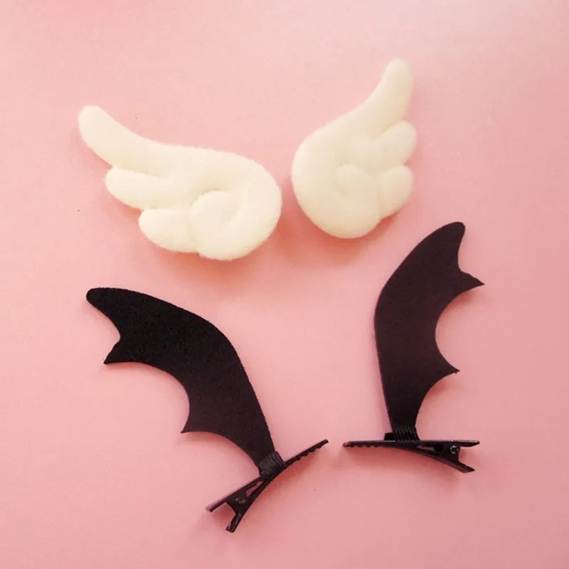 Cute Lolita Little Devil Wings Hairpin