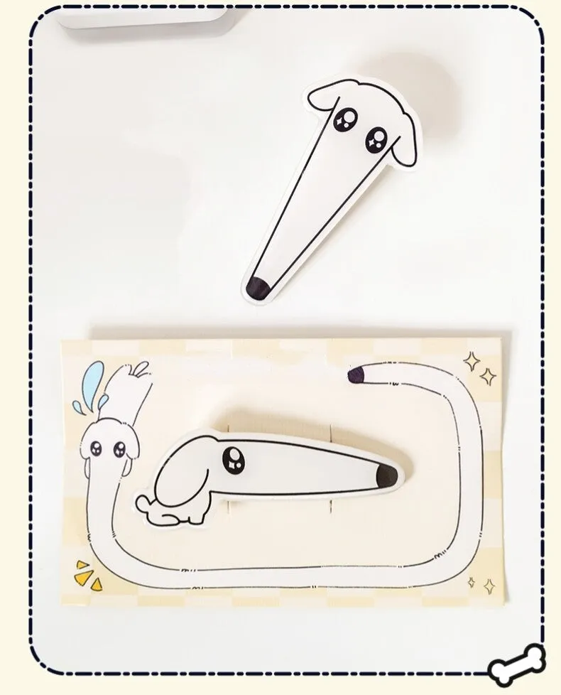 Cute Proboscis Dog Acrylic Hair Clip