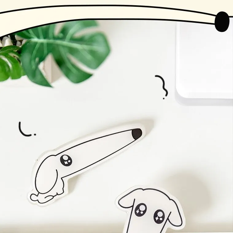 Cute Proboscis Dog Acrylic Hair Clip