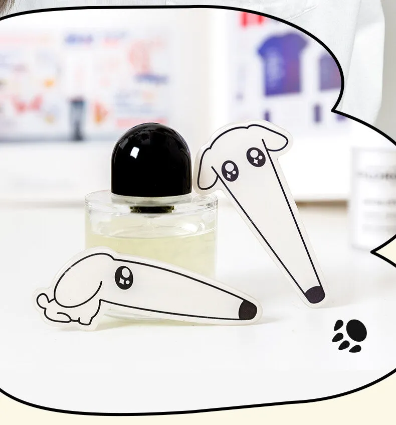 Cute Proboscis Dog Acrylic Hair Clip