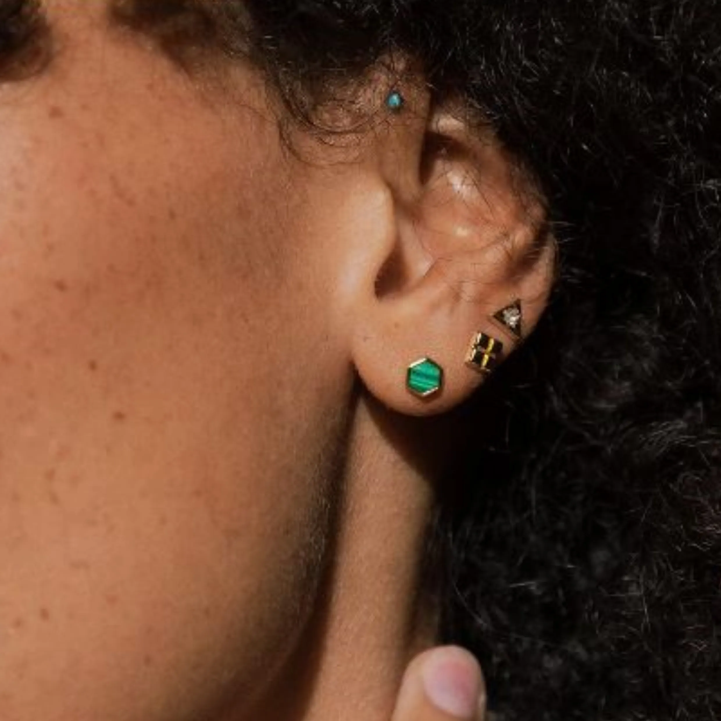 Daisy London Malachite Hexagon ST10_GP