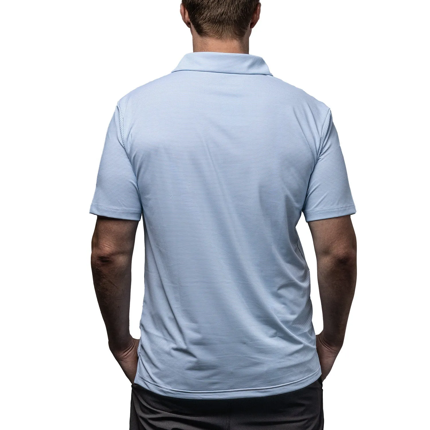 Diadem Sports Online - Men's Scales Weekender Striped Polo - Men's Apparel