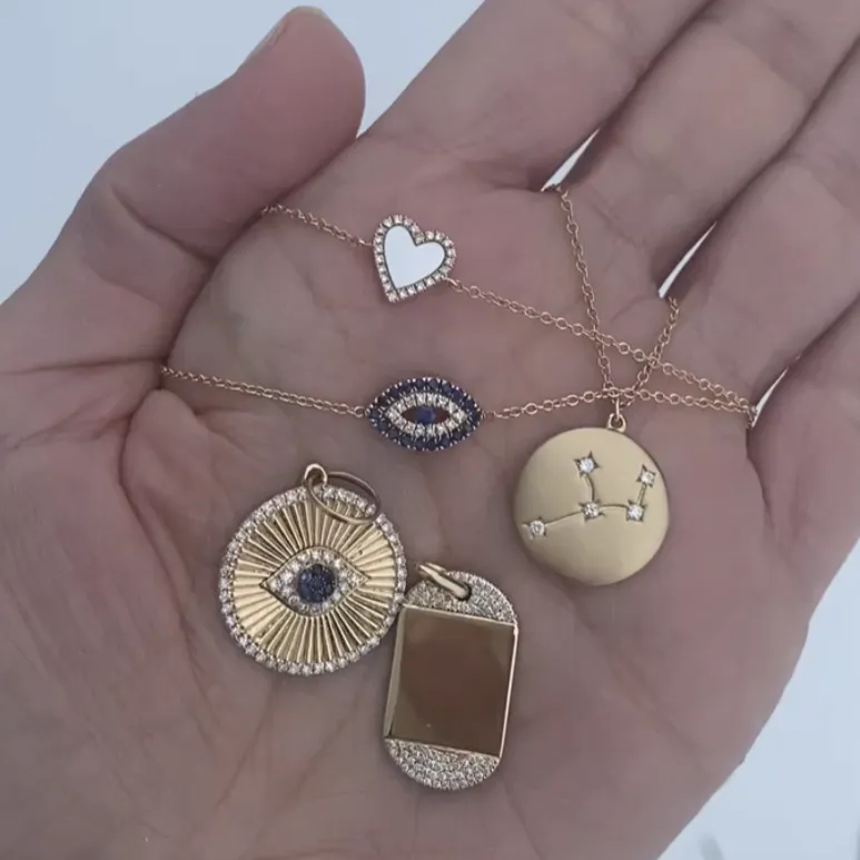 Diamond Halo Gemstone Heart Bracelet