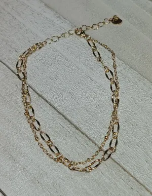 Double Chain Anklet