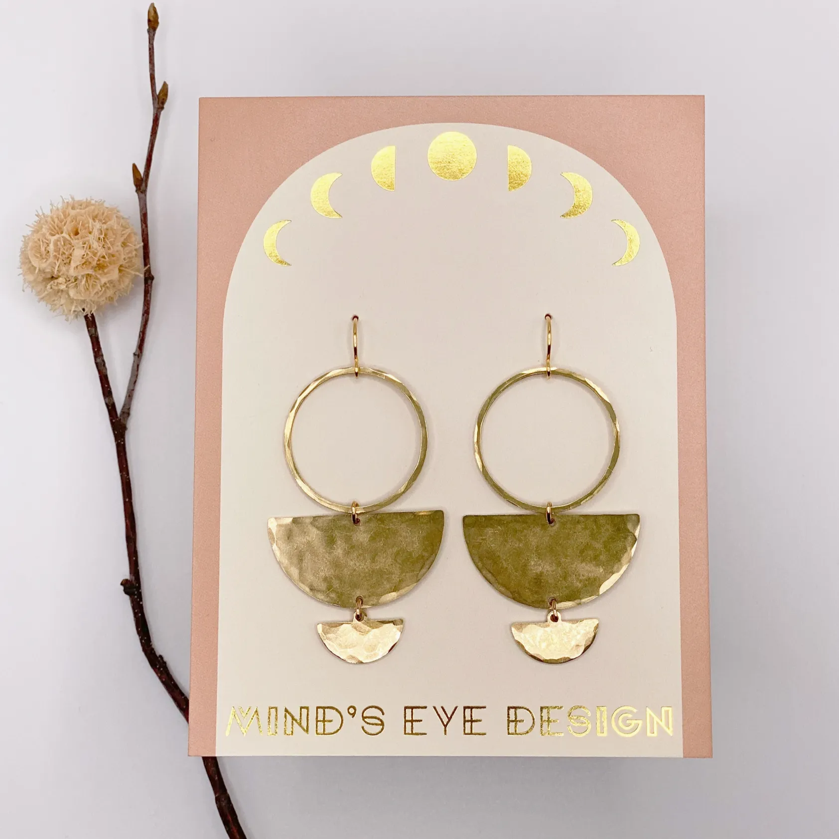 Double Half Moon Earrings