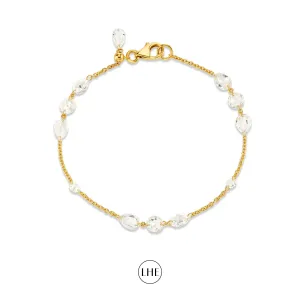 Eau de Rose Cut Iris Bracelet