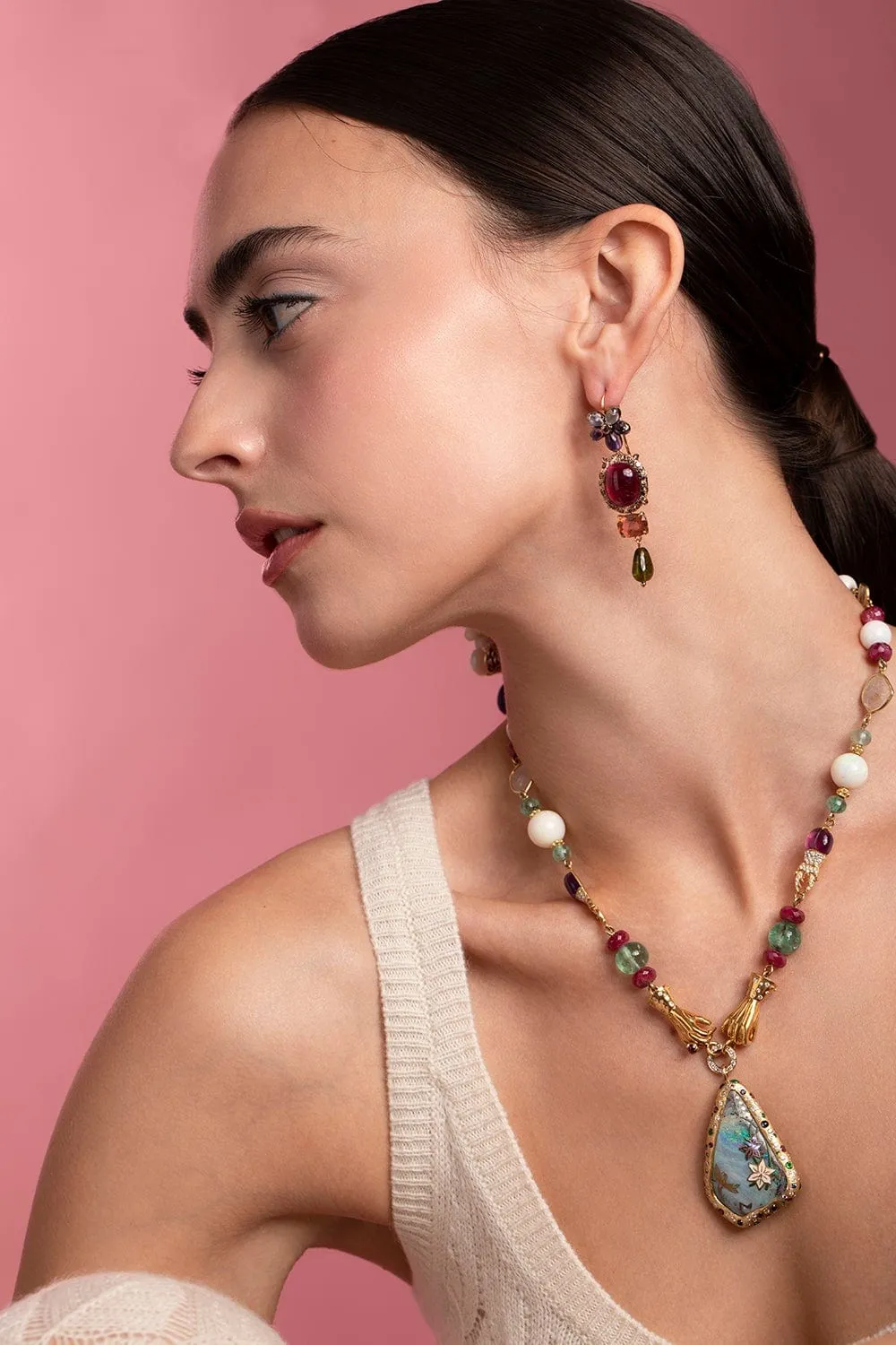 Eau Vive Opal Necklace
