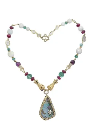 Eau Vive Opal Necklace