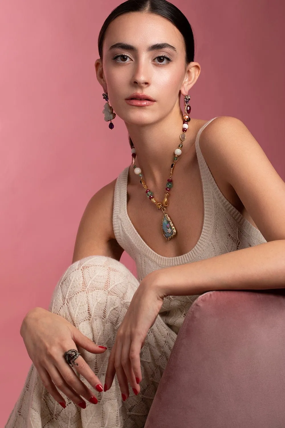 Eau Vive Opal Necklace