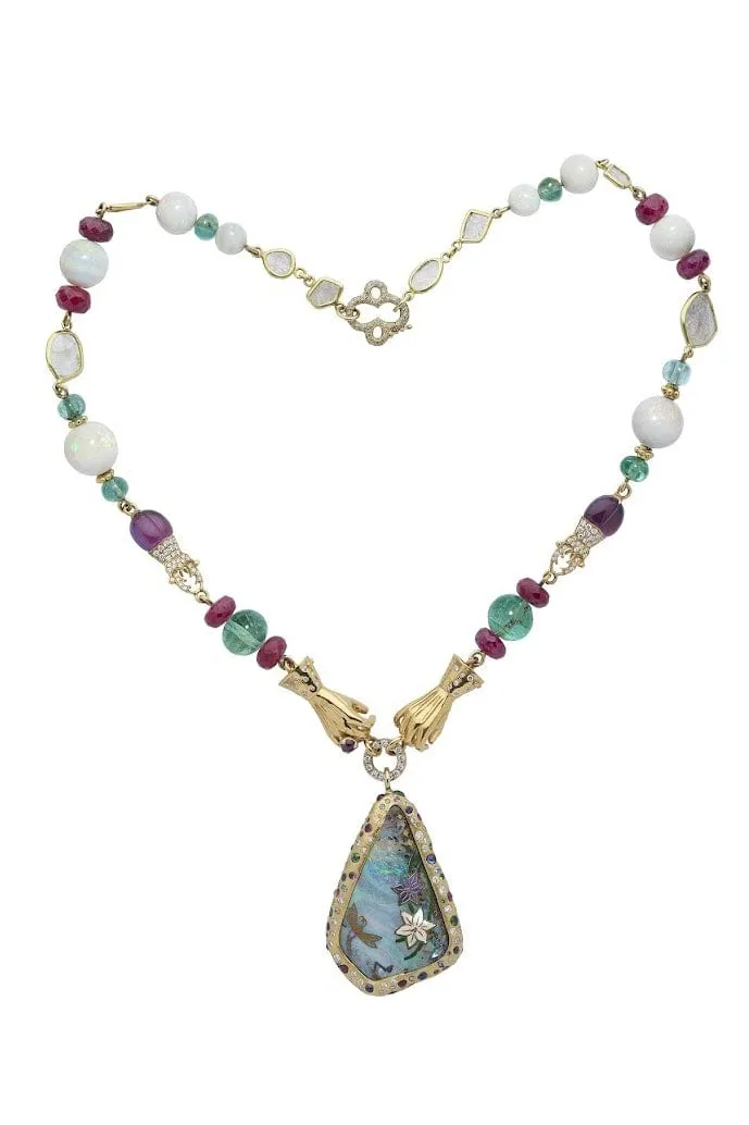 Eau Vive Opal Necklace