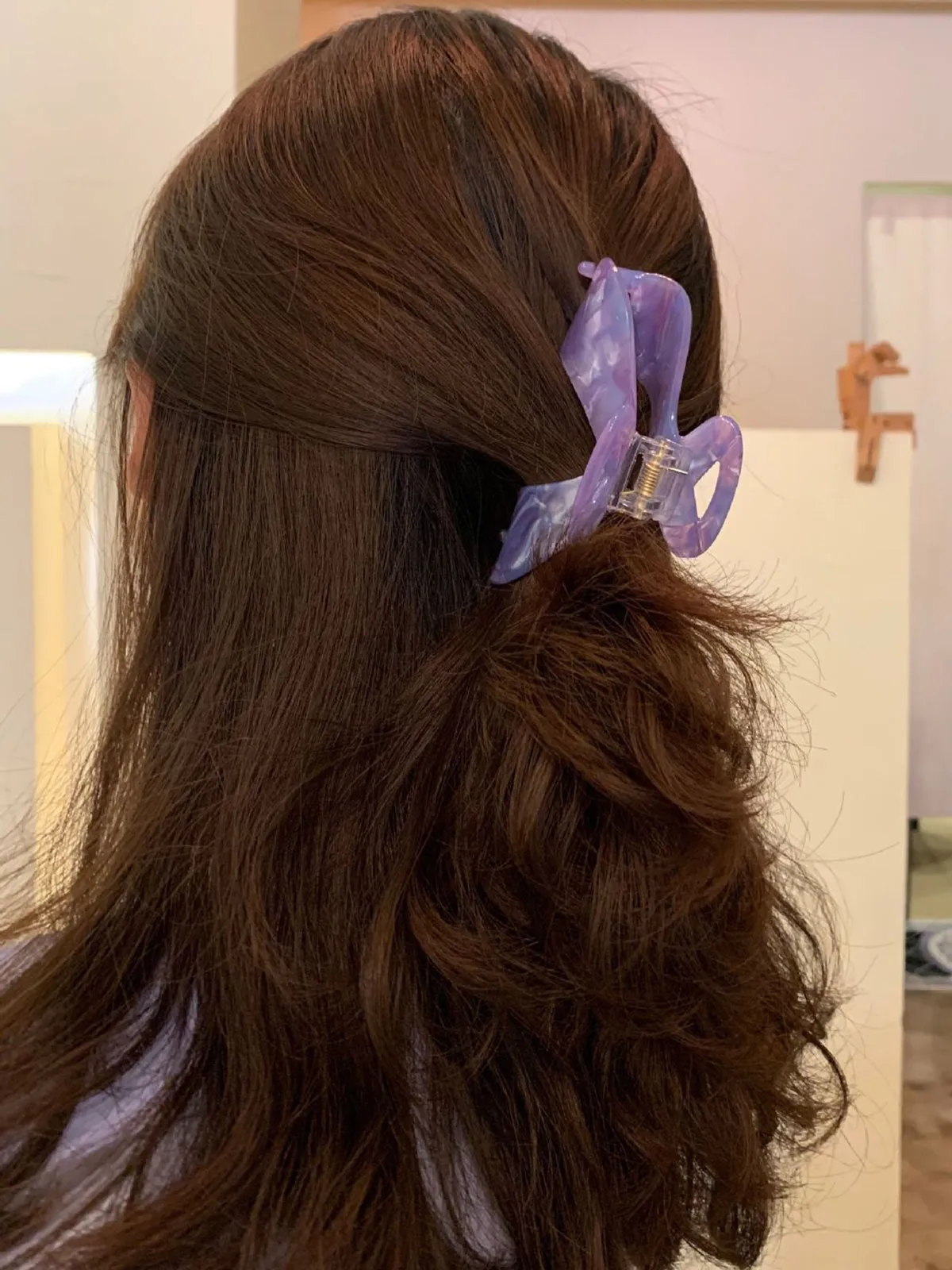 Elegant Acetic Acid Grab Hair Clip