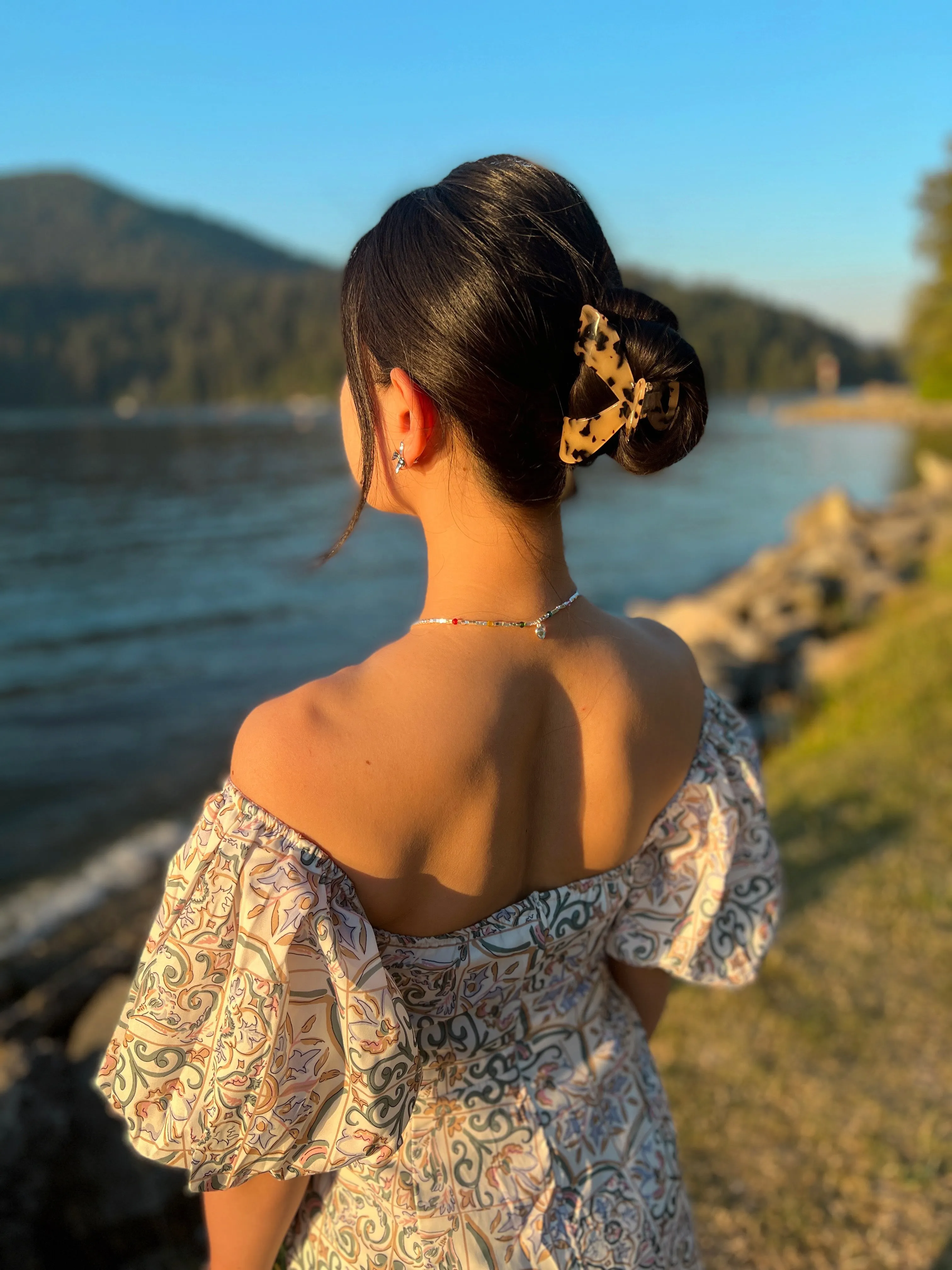 Elegant Acetic Acid Grab Hair Clip