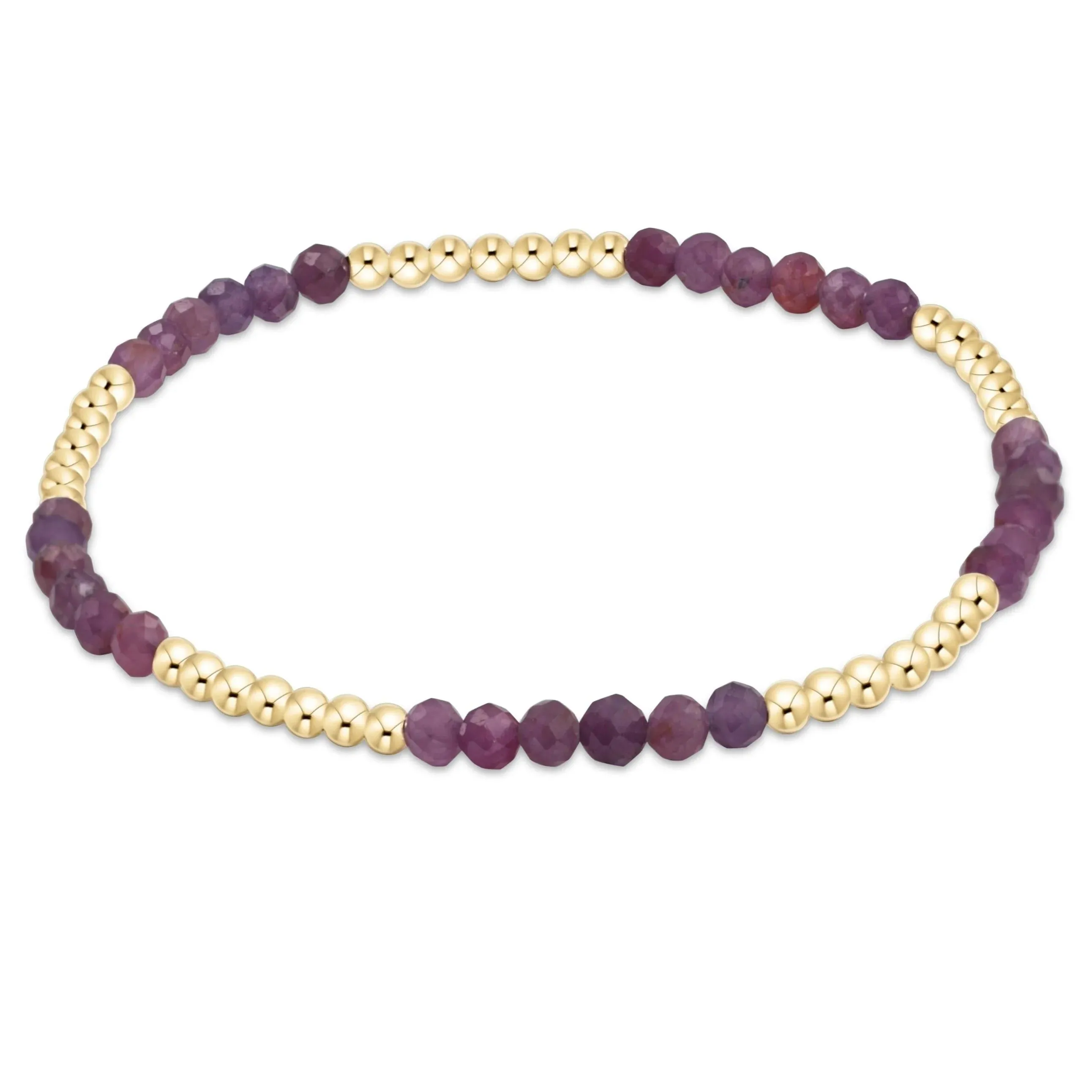 Enewton blissful pattern 2.5mm bead bracelet -lapis