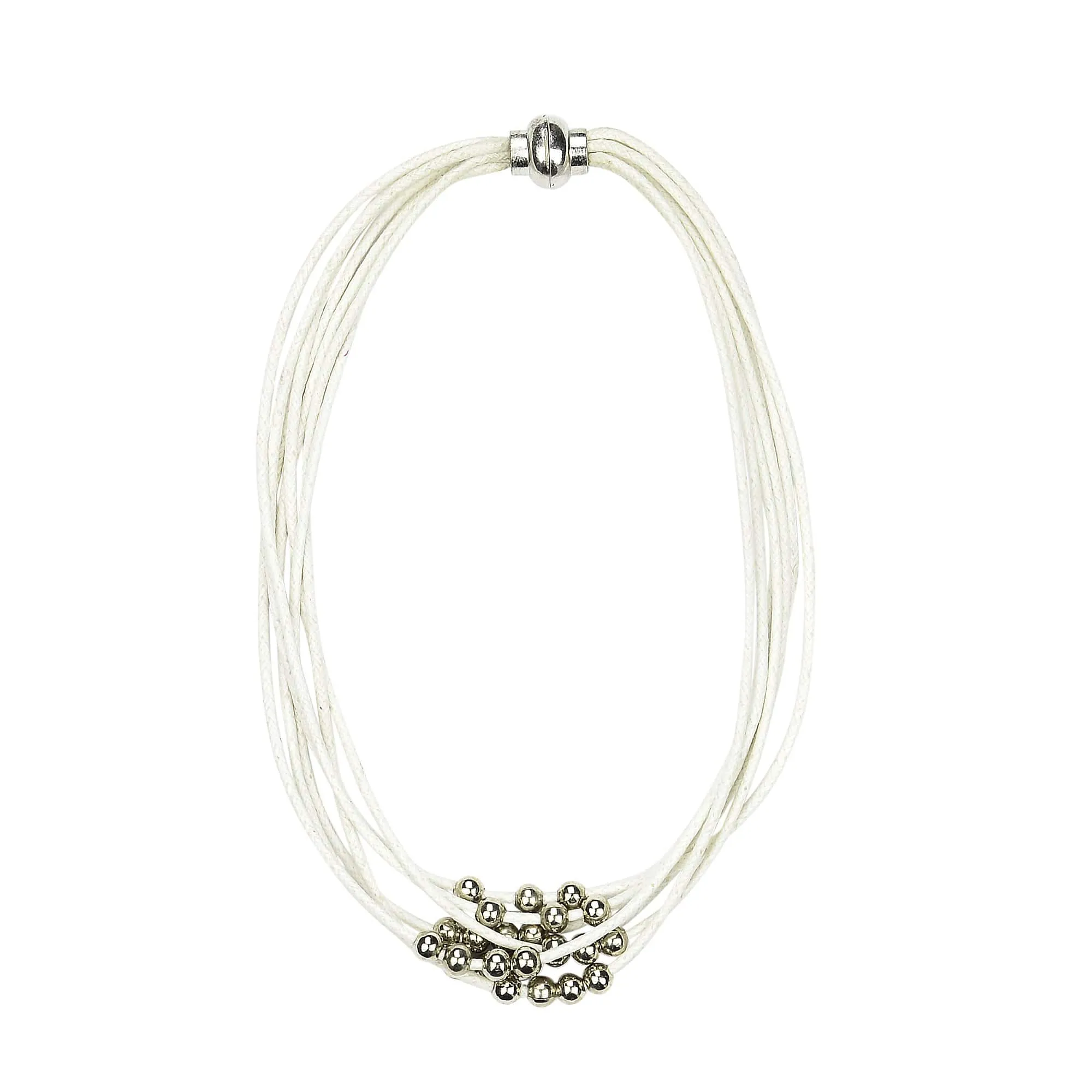 EVELYN -Bracelet /Choker necklace - White