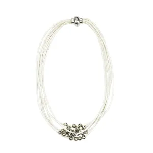 EVELYN -Bracelet /Choker necklace - White