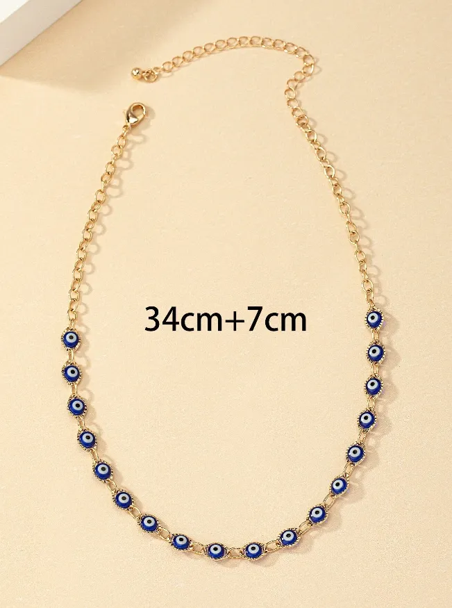 Evil Eye Choker Necklace