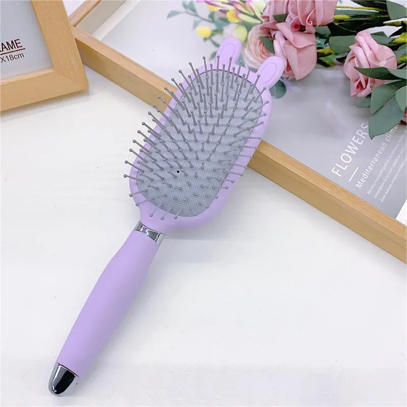 Fashion air cushion comb cute rabbit ears massage comb smooth hair comb