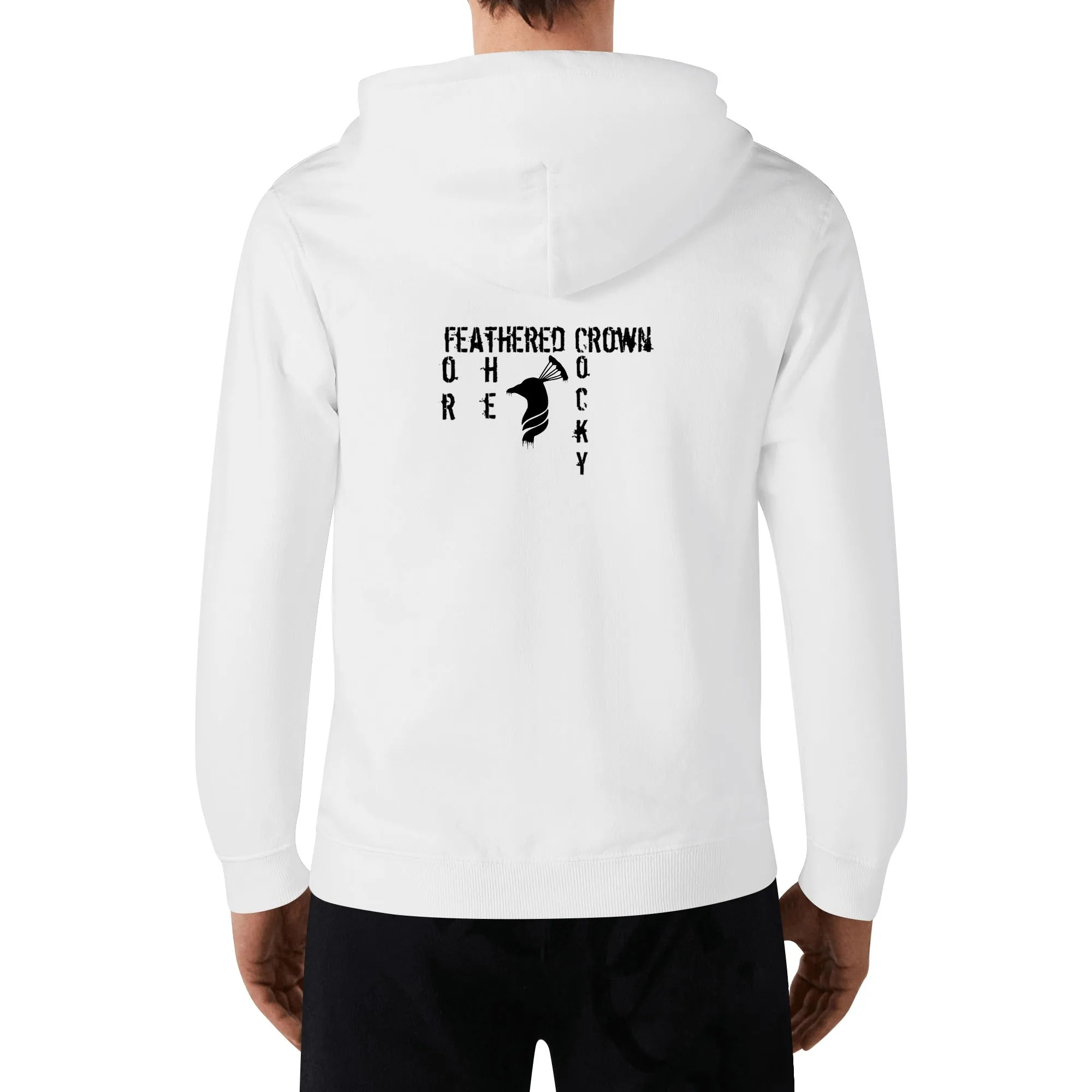 Front & Back Printing Adult Cotton Drip Banner Hoodie