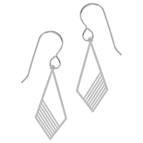Geometric Triangle Earrings
